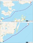 Von Heiligenhafen (mit kurzem Ankerzwischenstopp) -> über Utklippan nach Vändburg auf Gotland.