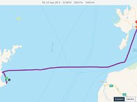 Von Herrvik, über Botvaldevik -> nach Kuressaare (Saaremaa)
