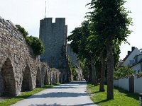 Die Stadtmauer ist fast vollständig erhalten.