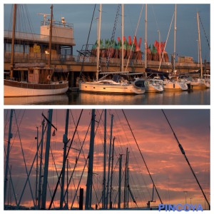 Nach den Gewitterböen der Sundowner in Cuxhaven.