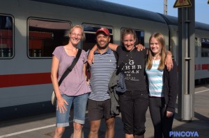 Crew-Wechsel auf dem Bahnhof Westerland.