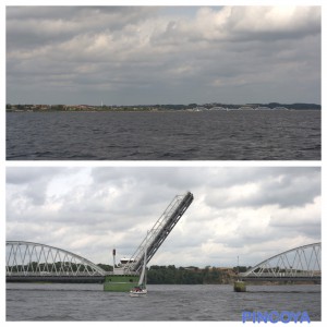 Die Brücke über den Vilsund.