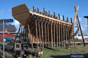 ... und gestern. Historischer Schiffsbau mit Werkstatt und Kiellegung.