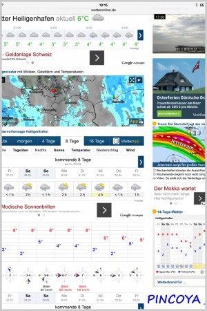 „Das Wetter geht kaum netter ;-(“