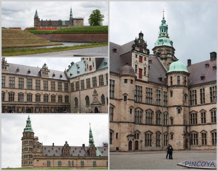 „Schloss Kronborg. Hier hat sich das Drama vom Hamlet abgespielt!.