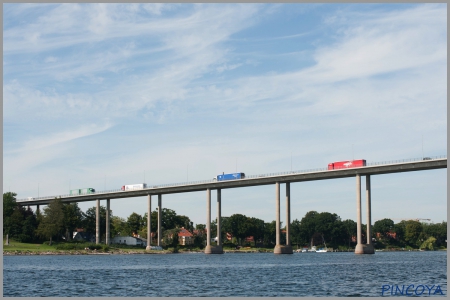 „Die Brücke bei Svendborg.“