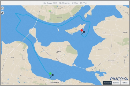 „von Stubbekøbing -> nach Tærø“