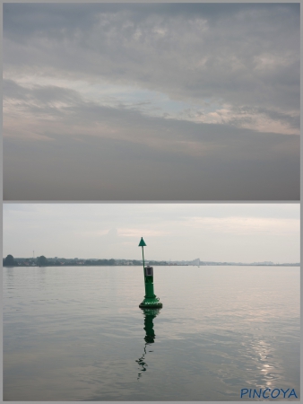 „Die Ansteuerung von HHafen und oben das letzte Urlaubsblau.“