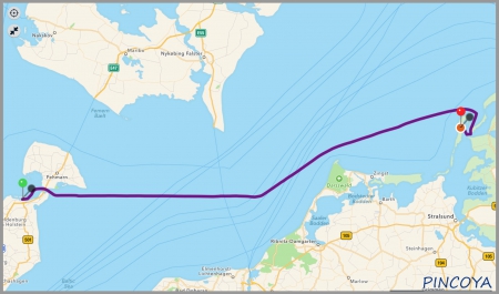 „von Heiligenhafen / Ortmühle -> nach Vitte auf Hiddensee“