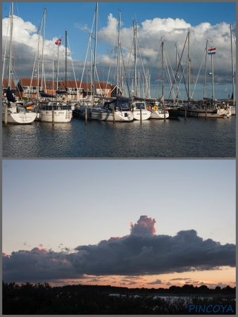 „Glücklich angekommen und einer der seltenen Wolkenbären winkt uns freundlich zu.“