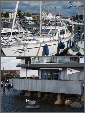 „Hier liegen wir ruhig. Ein sehr netter Hafen, wo auch die Enten ihr eigenes Club-Haus haben.“