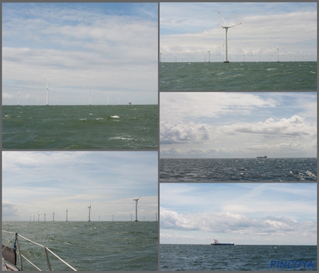 „Der Windpark und die Frachter des Kiel-Ostseewegs, die sich heute sehr zurückhalten“