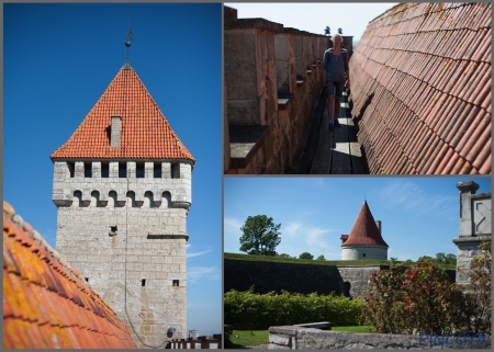 „Auf dem Dach der Burg.“