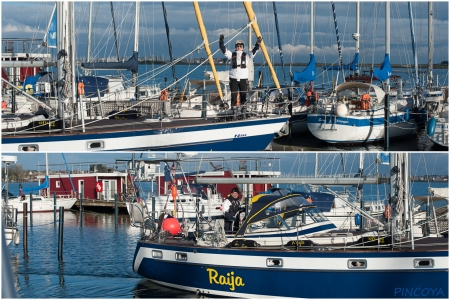 „Kerstin, Olaf und die Raija verabschieden sich für diesen Sommer aus HHafen.“