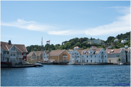 „Ein letzter Blick auf Farsund.“