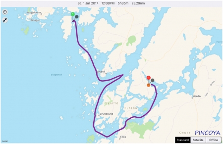 „von Malmön -> nach Rörbäcke Kile“