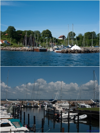 „Der Hafen von Norreborg auf Ven “
