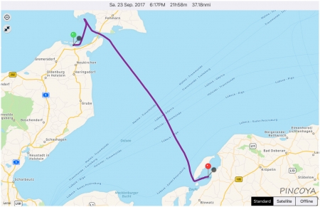 „von Heiligehafen und dem Lichtturm -> ins Salzhaff“