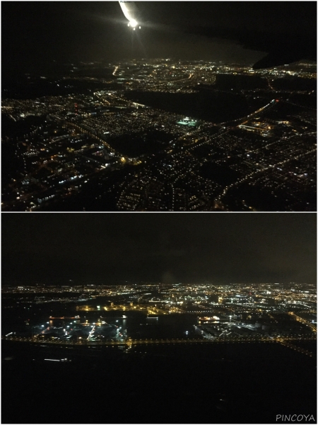 „Anflug Amsterdam, bei Nacht echt der Hammer.“