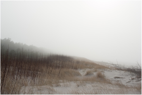 „Auch hier schon unglaubliche Dünen und Sandstrände, wenn bloß nicht der Nebel wäre!“