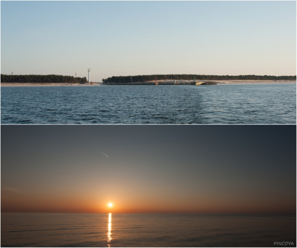 „Wir lassen bei bestem Wetter Leba hinter uns und segeln in eine wunderbare Nacht hinein.“