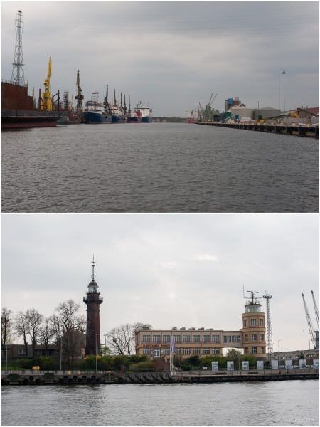 „Kurs Ostsee durch die Hafenanlagen und vorbei an der Zeitkugel.“