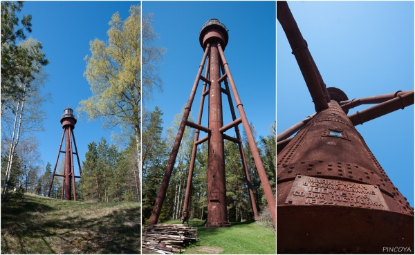 „Der Eiffelturmvorläuferprototyp. Für die Serie hat er sich dann doch noch etwas verändert, aber immerhin. Die Eigenschaft, Turm zu sein und auch Eisen, haben sie schon einmal gemeinsam.“