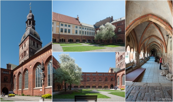 „Der Innenhof des Klosters am Dom.“