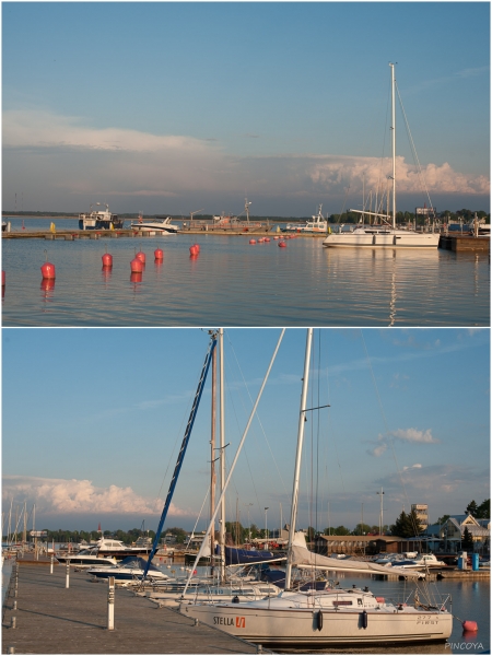 „In Haapsalu in der Westimeri Marina.“