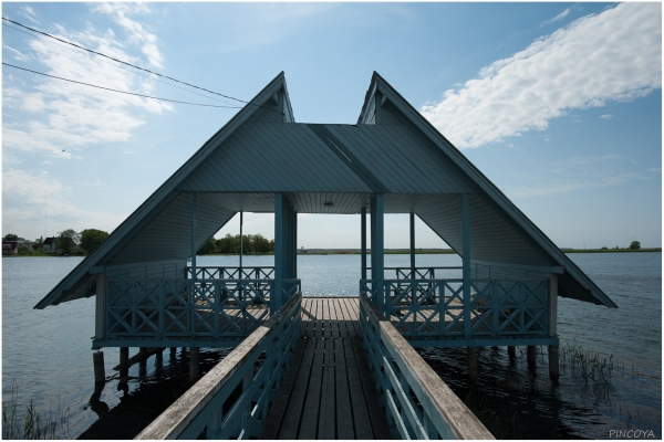 „Der kleine Pavillion am Binnensee.“