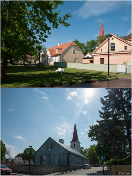 „Ansichten der Kirche mit der roten Zipfelmütze...“