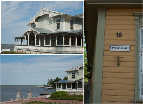 „Auf der Promenaadi von Haapsalu.“