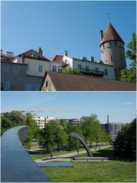 „Unter das Denkmal für die Opfer des Estonia - Unglücks 1994“