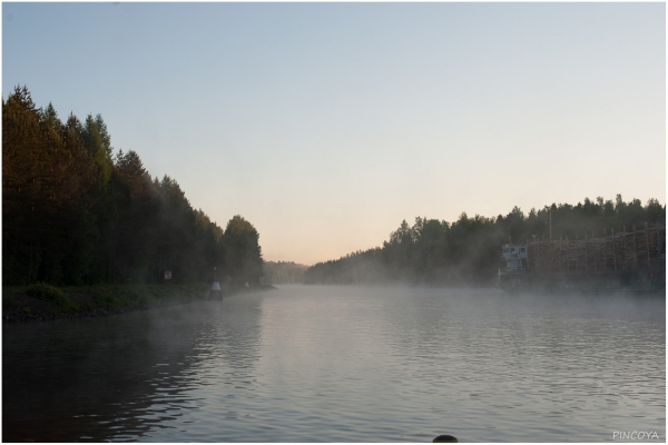 „Morgennebel auf dem Kanal“