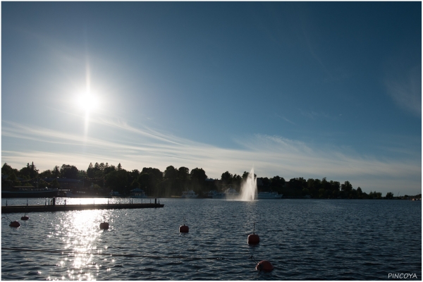 „Der erste Abend in Lappeenranta, noch ist das Wetter gut...“