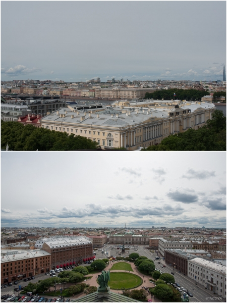 „… und noch ein Blick auf St. Petersburg.“