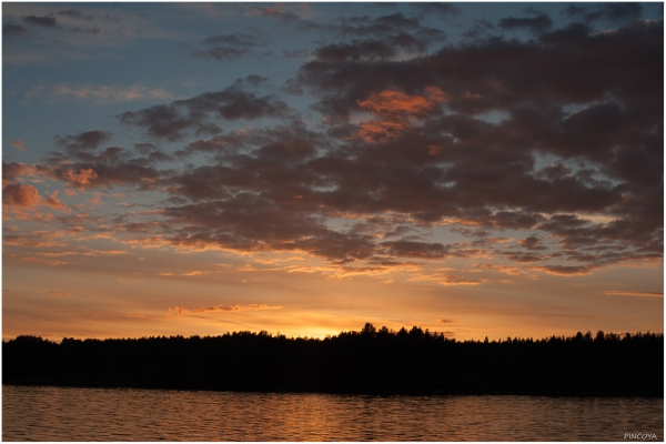 „Wieder mal ein traumhafter Sonnenuntergang.“