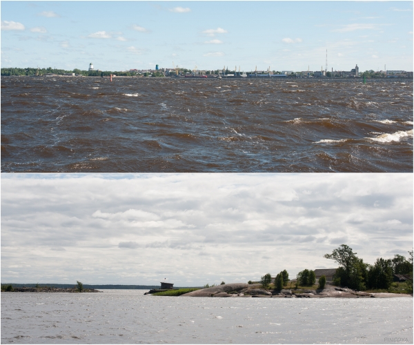 „Inzwischen bläst der Wind in der Bucht von Viborg auch schon ordentlich kräftig.“