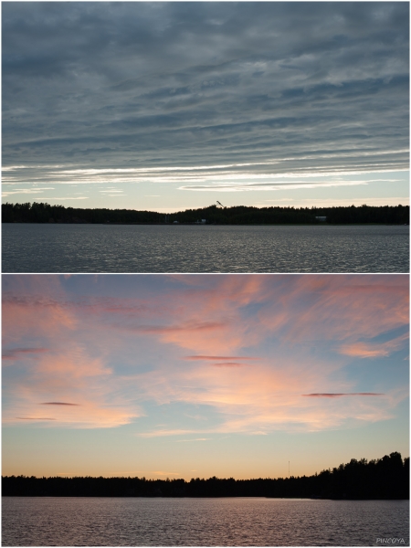 „Endlich zurück in Finnland und vor Anker vor Klamila.“