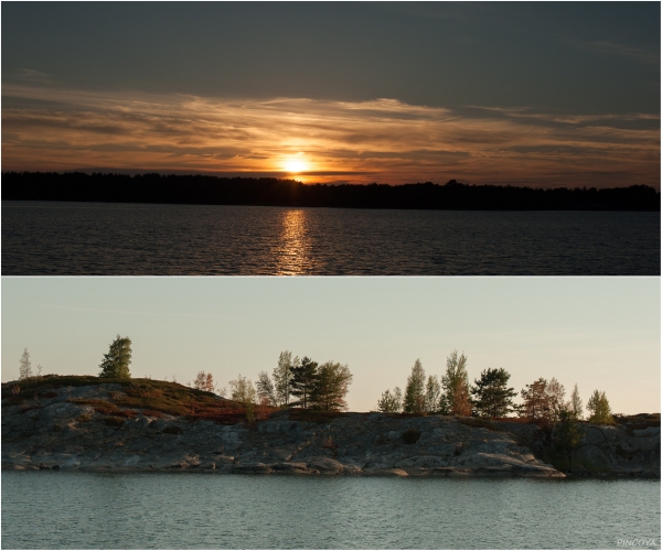 „Der Sundowner in der Ankerbucht nach einem Abkühlungsschwimmerchen.“