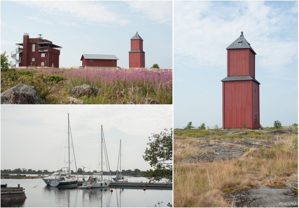 „Der Hafen von Fäliskäret hält Überraschungen bereit. 1,5 m rechts von uns ist es auch nur noch 1,5 Meter tief, dort liegen alte Betonquader von alten Moorings. Da hatten wir Glück!“