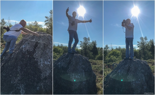 „Ein Panorama-Felsen will auch erst einmal bestiegen werden.“