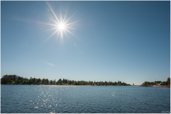 „In der Ankerbucht südlich von Umeå.“