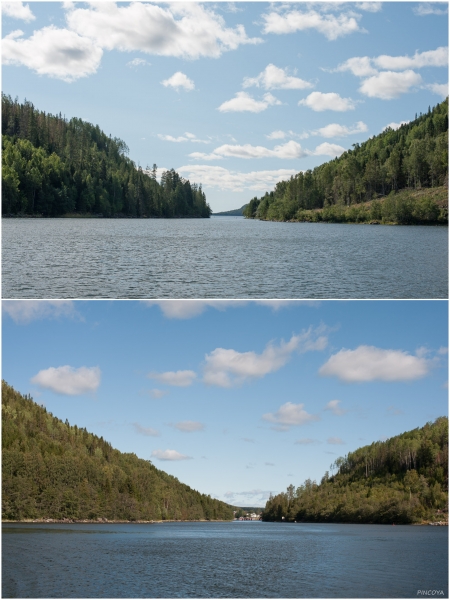 „Ein Blick auf die Einfahrt und ein Blick zurück.“