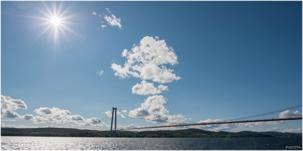 „Die Höga-Kusten-Brücke voraus.“