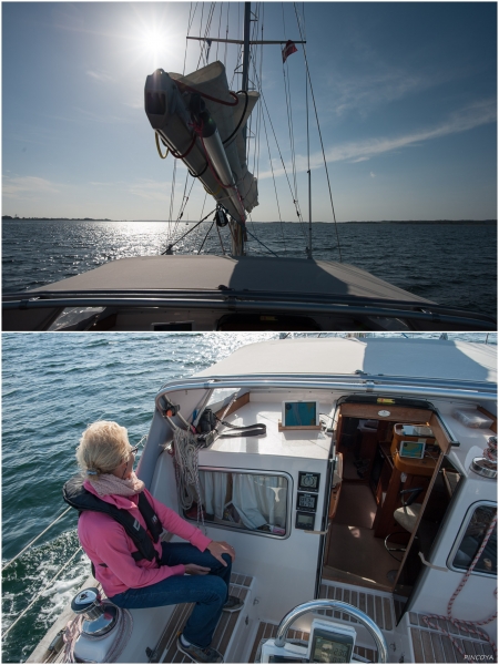 „Die Fahrwasser nördlich des Grønsunds“