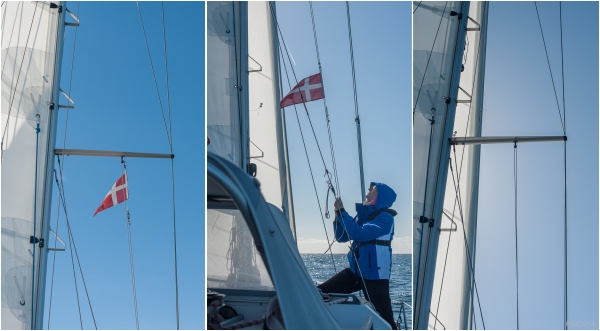 „Dänemark geht und nach vielen Monaten folgt keine andere Gastlandflagge mehr unter der Steuerbord-Saling.“