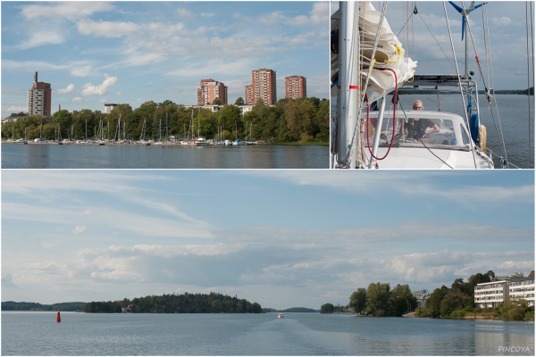 „Je weiter wir in die Mälaren kommen, desto schöner wir auch das Wetter.“