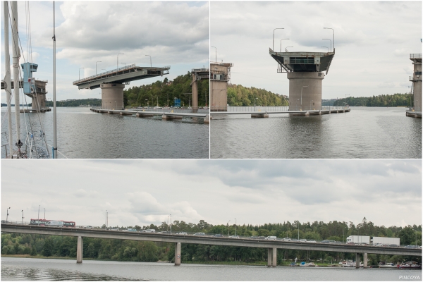 „Die letzte Brücke öffnet nur für uns und der ganze schöne Stau staut sich nur ganz allein für uns. Ist das nicht hübsch?“