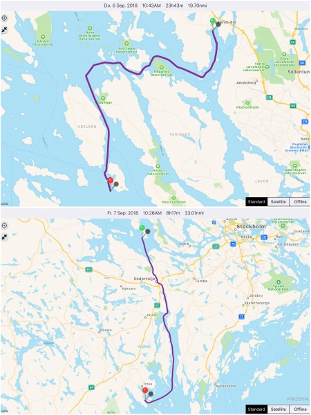 „von Kungsängen (Mälaren) (A) -> nach Gillsviken (A)“